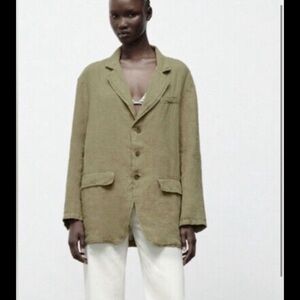 Zara Olive Men's Lightweight Jacket